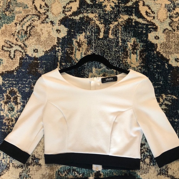 Lulu’s Two Piece Black & White Set - Picture 3 of 4